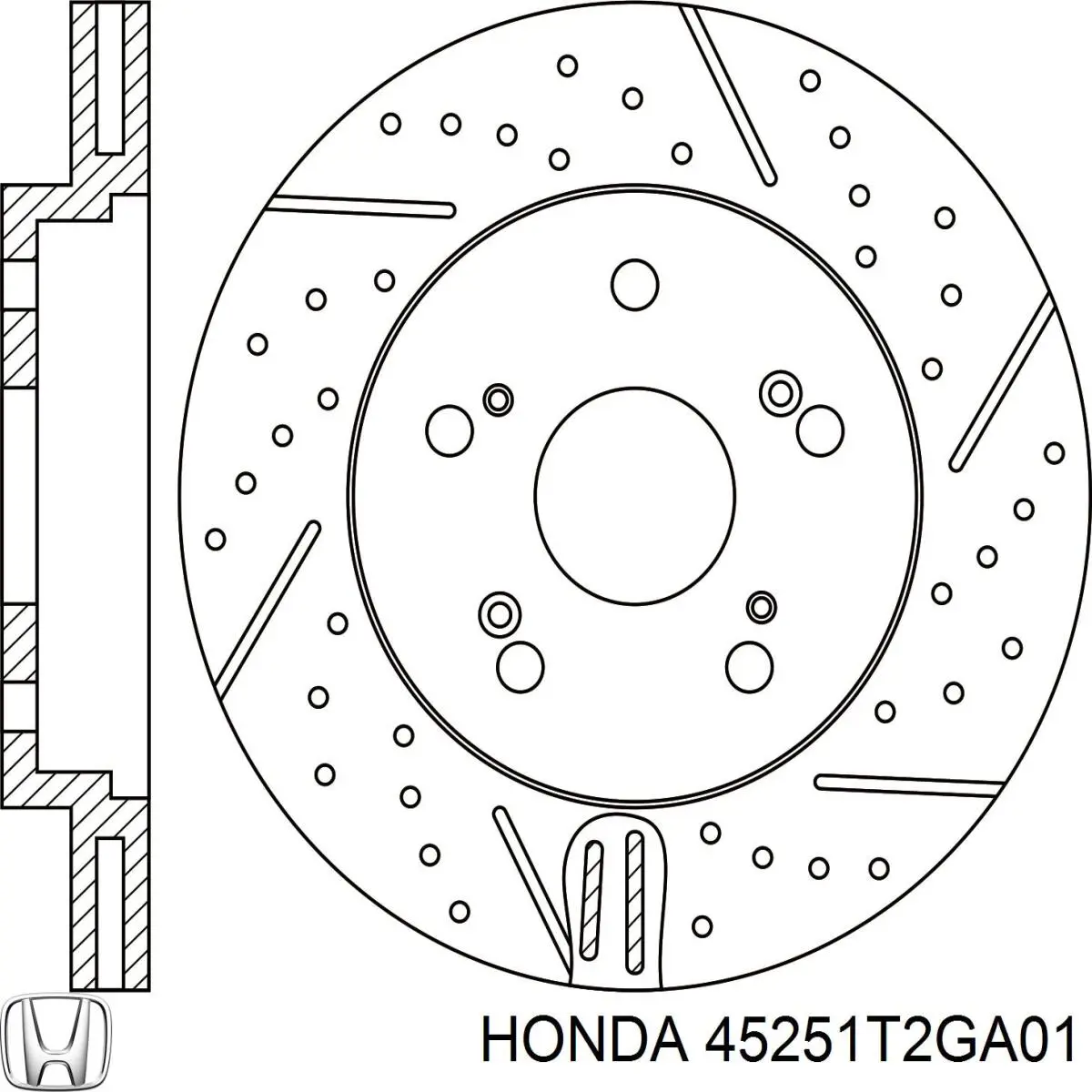 45251T2GA01 Honda Discos