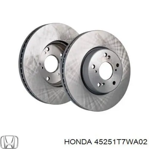 45251T7WA02 Honda freno de disco delantero