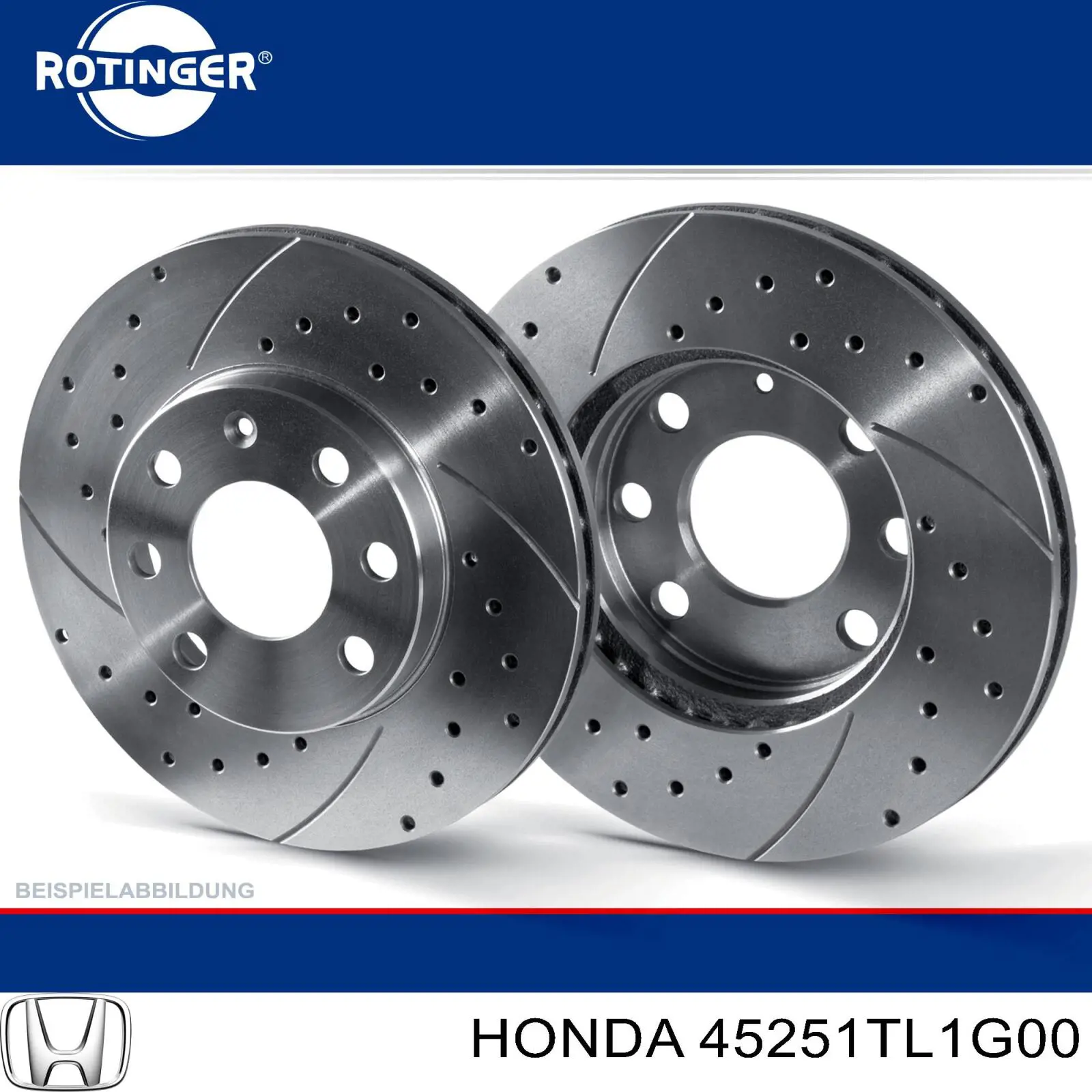 Disco de freno 45251TL1G00 Honda