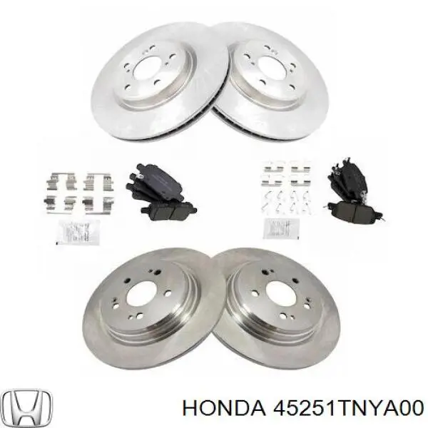 45251TNYA00 Honda freno de disco delantero