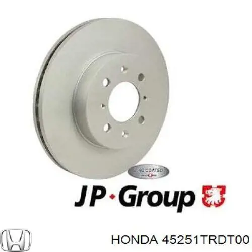 45251TRDT00 Honda freno de disco delantero