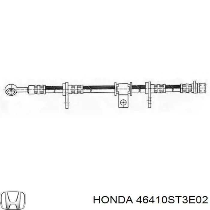 46410ST3E02 Honda latiguillos de freno delantero derecho