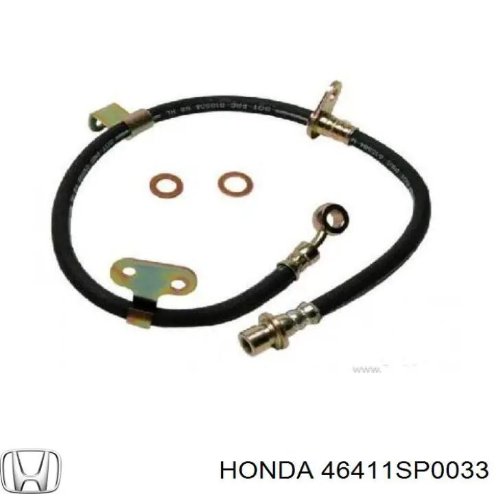 46411SP0033 Honda tubo flexible de frenos delantero izquierdo