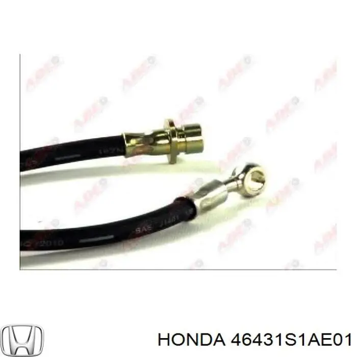 Tubo flexible de frenos trasero izquierdo para Honda Accord (CH)