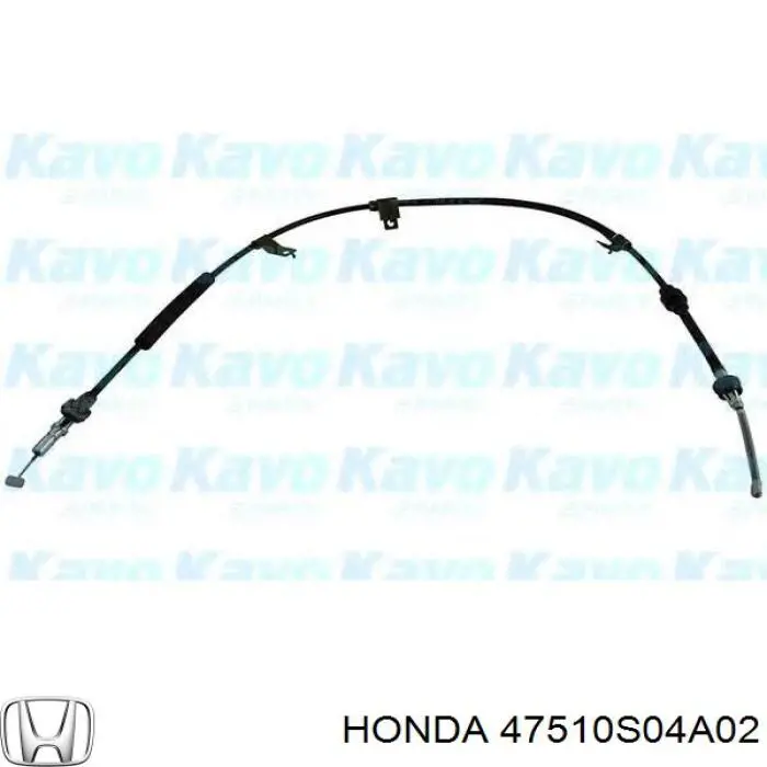 Cable de freno de mano trasero derecho para Honda Civic (EM)