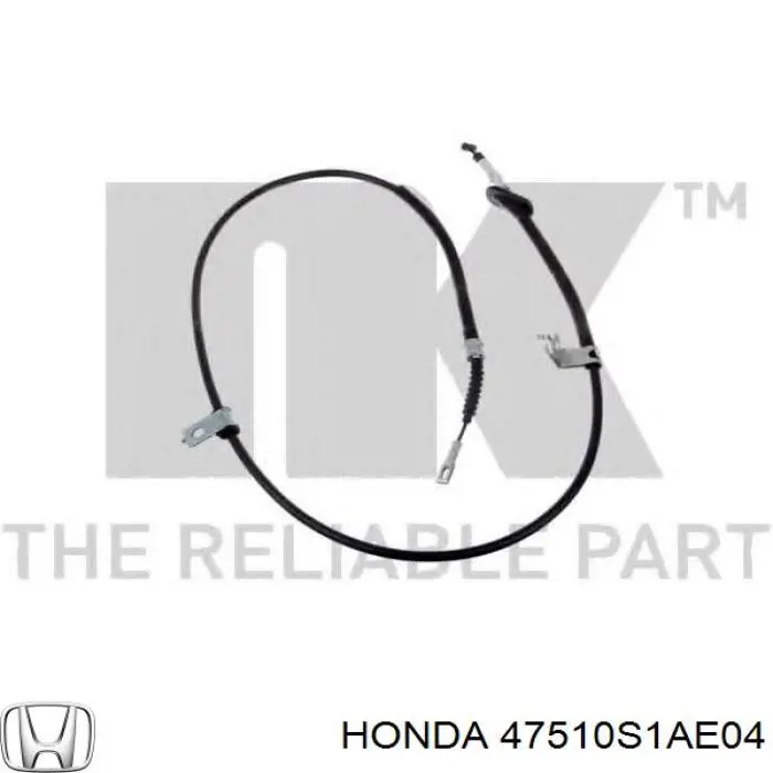 47510S1AE04 Honda cable de freno de mano trasero derecho