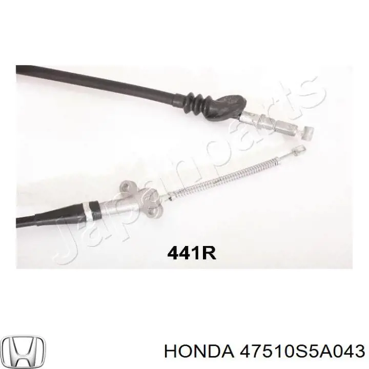 47510-S5A-043 Honda cable de freno de mano trasero derecho