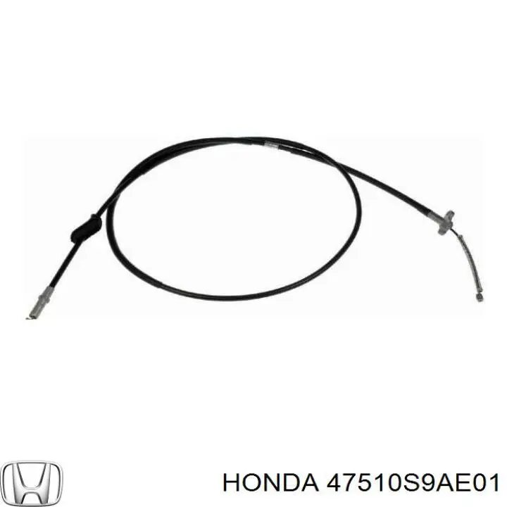 47510S9AE01 Honda cable de freno de mano trasero derecho