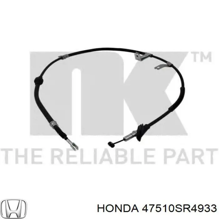 47510S04013 Honda Cable de freno de mano trasero derecho