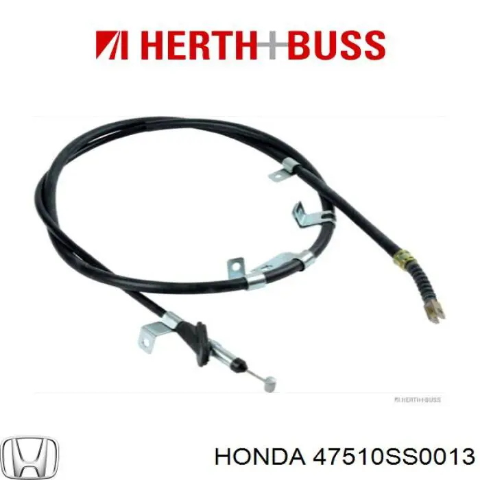 47510SS0013 Honda cable de freno de mano trasero derecho
