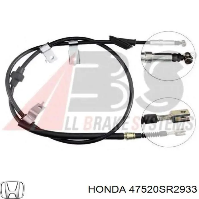 Comprar 47520SR2933 Honda Cable de freno de mano trasero derecho