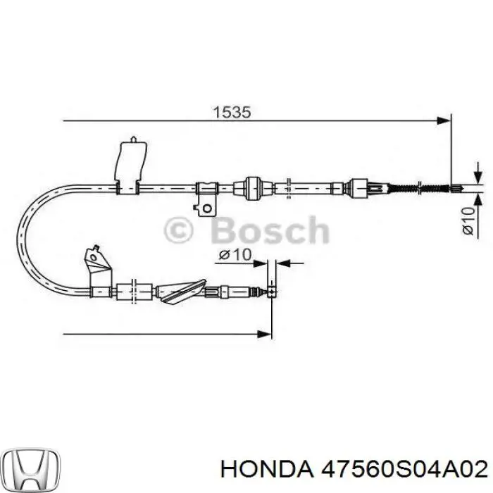  Honda 47560SR1A02