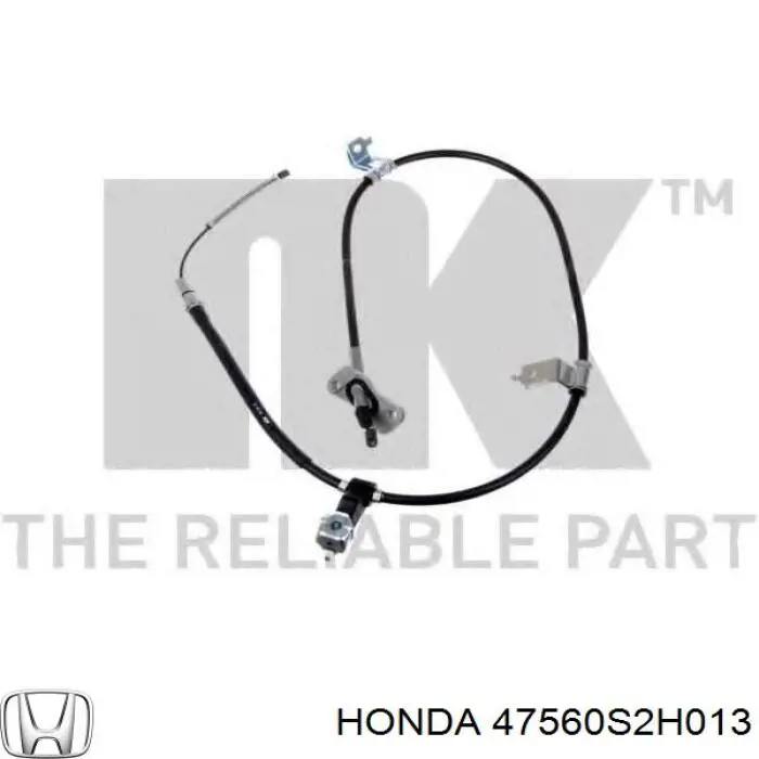 47560S2H013 Honda cable de freno de mano trasero izquierdo