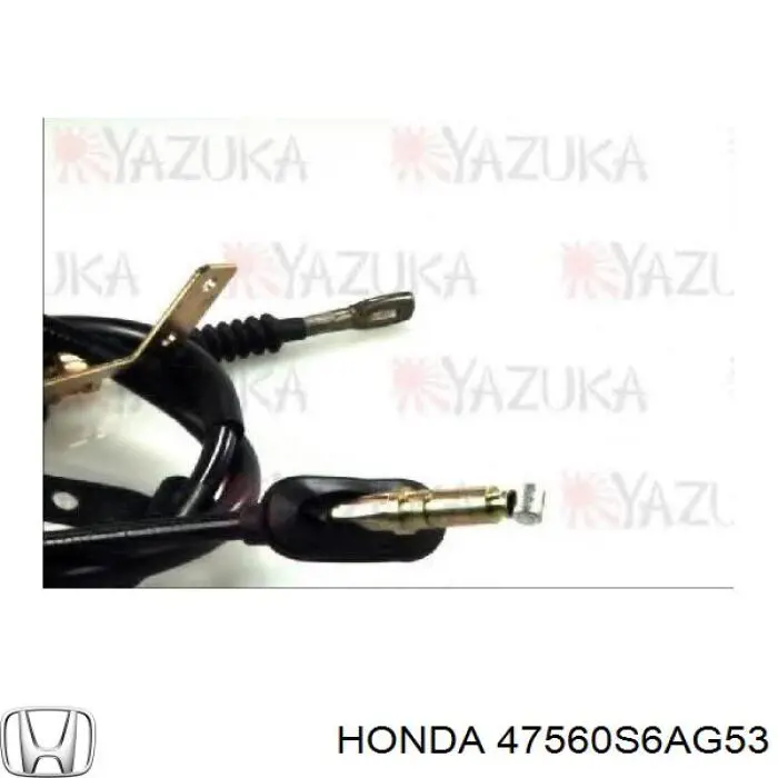 47560S6AG53 Honda cable de freno de mano trasero izquierdo