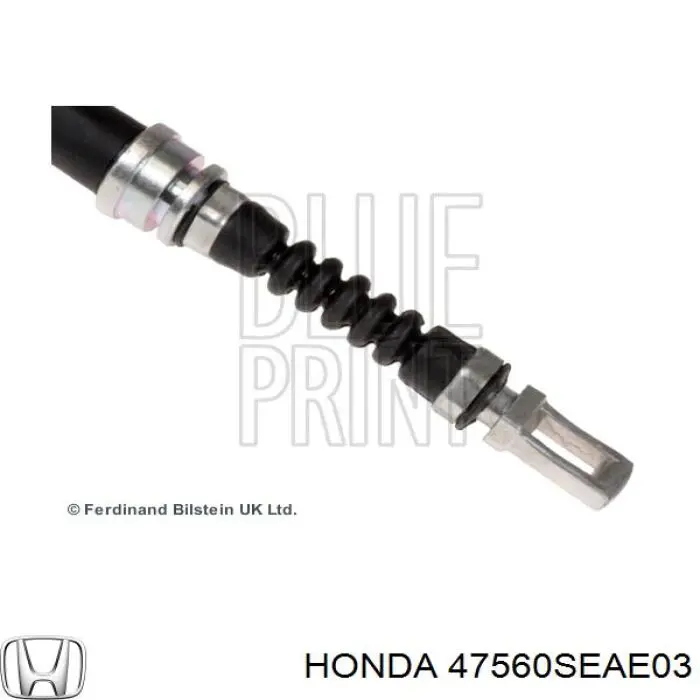 47560SEAE03 Honda cable de freno de mano trasero izquierdo