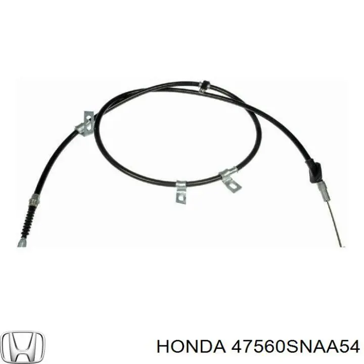 47560SNAA54 Honda cable de freno de mano trasero izquierdo
