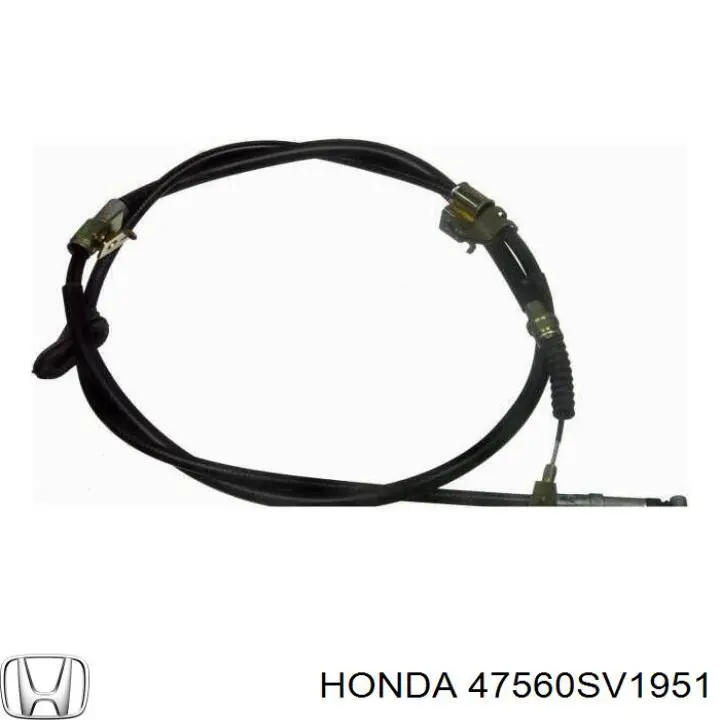 47560SV1951 Honda cable de freno de mano trasero izquierdo