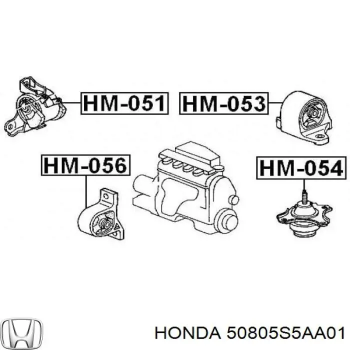 50805S5AA01 Honda