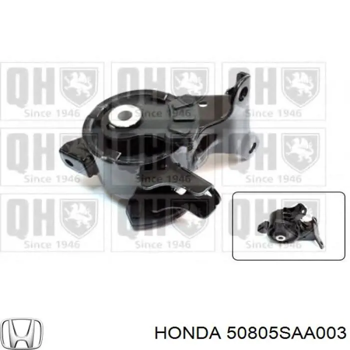 50805SAA003 Honda soporte de motor derecho