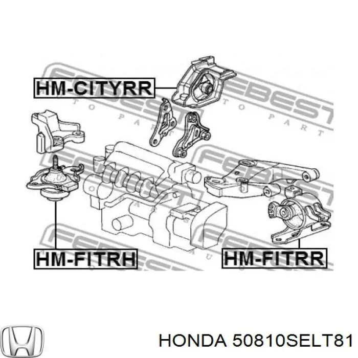 NMS5271 NIPPON MOTORS soporte de motor trasero