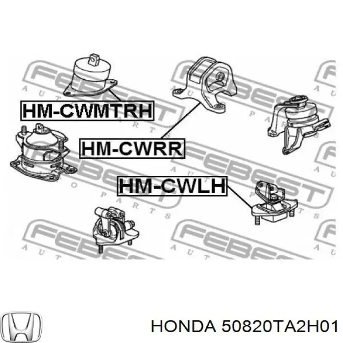 Soporte de motor derecho Honda 50820TA2H01 precio, desde 27,42 EUR
