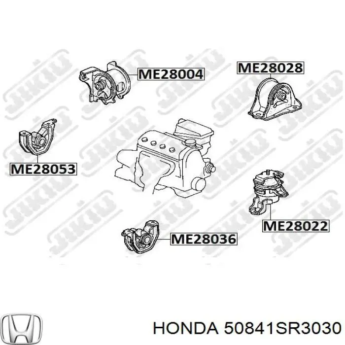 Comprar 50841SR3030 Honda Soporte delantero derecho del motor