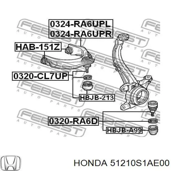 51210S1AE00 Honda