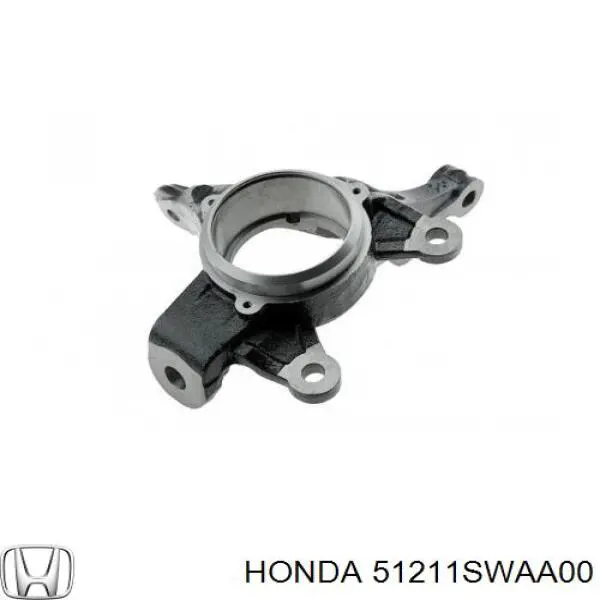 Mangueta delantera derecha 51211SWAA00 Honda