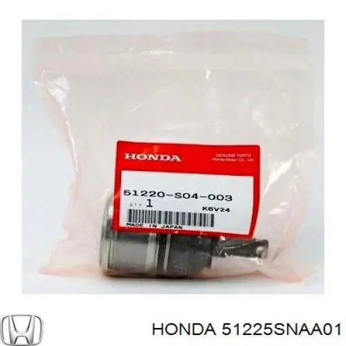 Guardapolvo de rótula inferior 51225SNAA01 Honda
