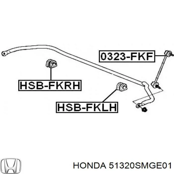 Soporte de barra estabilizadora delantera Honda Civic 8 FK, FN