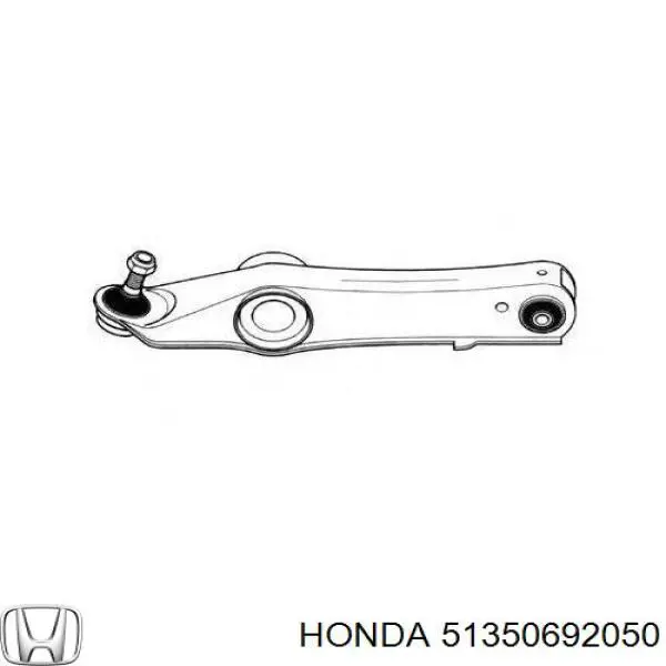 51350692050 Honda barra oscilante, suspensión de ruedas delantera, inferior izquierda/derecha