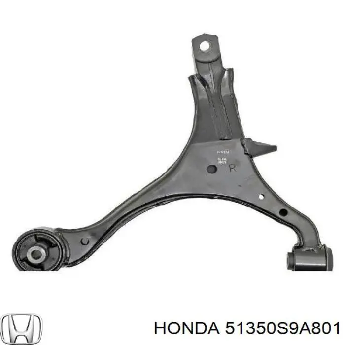 51350S9A801 Honda barra oscilante, suspensión de ruedas delantera, inferior derecha