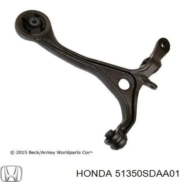 Comprar 51350SDAA01 Honda Brazo inferior derecho de la suspensión delantera
