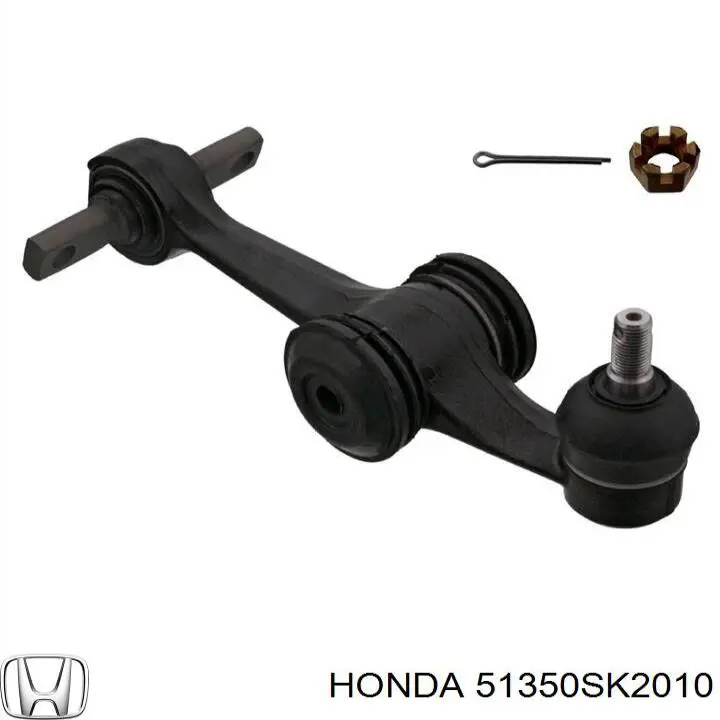 51350SK2010 Honda barra oscilante, suspensión de ruedas delantera, inferior derecha