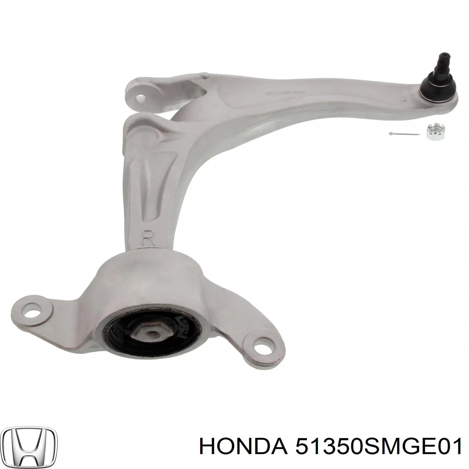 51350SMGE01 Honda barra oscilante, suspensión de ruedas delantera, inferior derecha