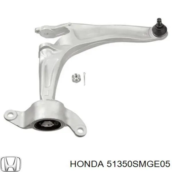 Brazo inferior derecho de la suspensión delantera 51350SMGE05 Honda