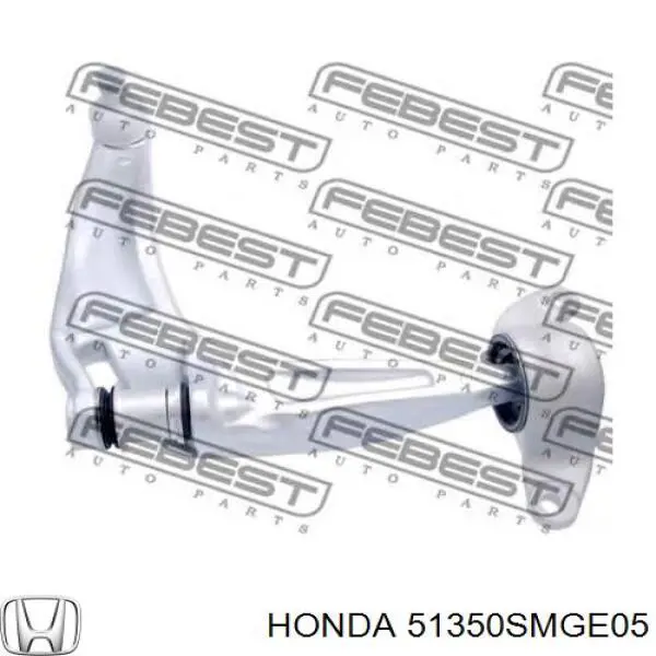 51350SMGE05 Honda Brazo inferior derecho de la suspensión delantera