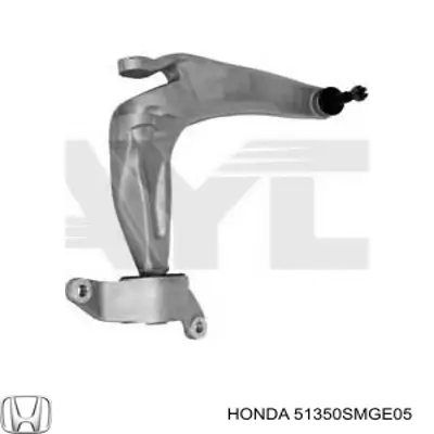 Brazo inferior derecho de la suspensión delantera Honda 51350SMGE05 precio, desde 114,71 EUR
