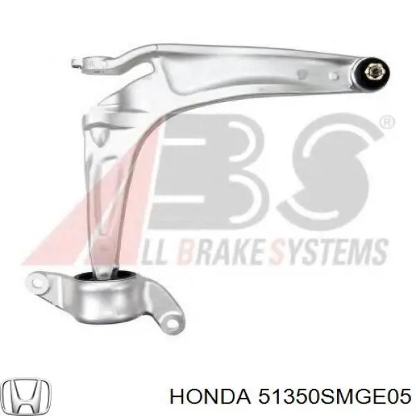 51350SMGE05 Honda barra oscilante, suspensión de ruedas delantera, inferior derecha