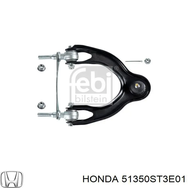 51350ST3E01 Honda barra oscilante, suspensión de ruedas delantera, inferior derecha