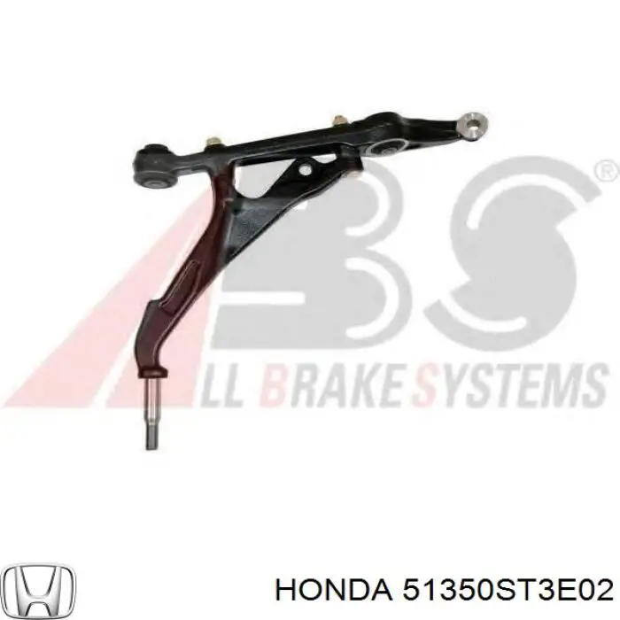 51350ST3E02 Honda barra oscilante, suspensión de ruedas delantera, inferior derecha