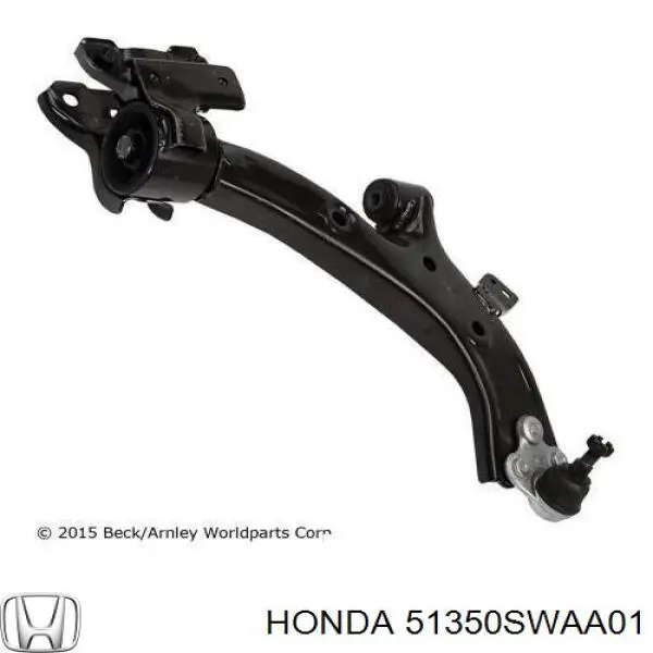 Comprar 51350SWAA01 Honda Brazo inferior derecho de la suspensión delantera
