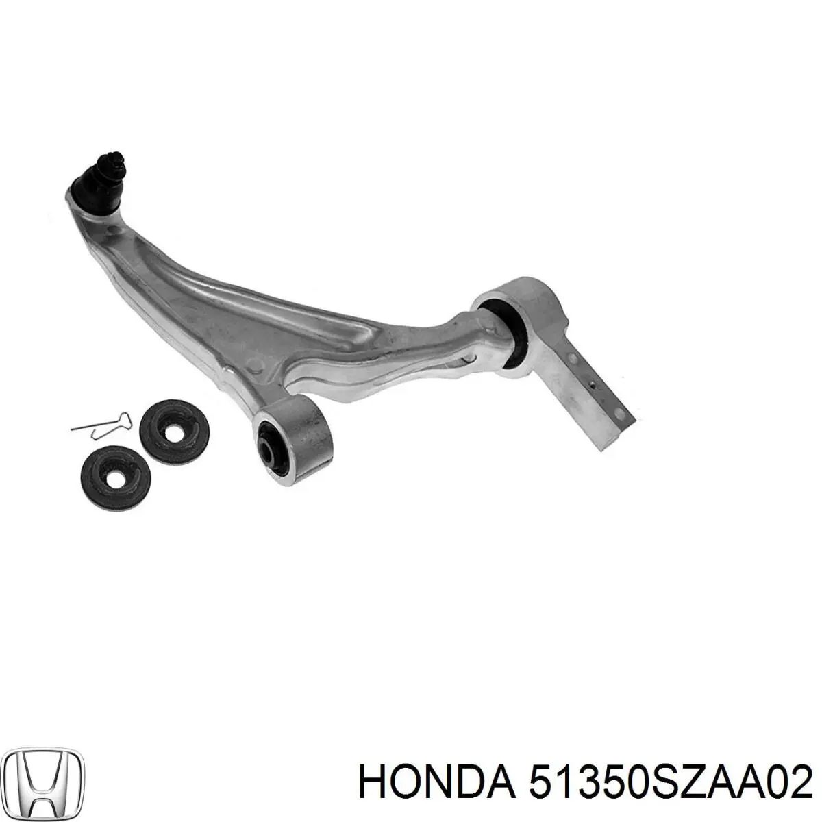 51350SZAA02 Honda barra oscilante, suspensión de ruedas delantera, inferior derecha