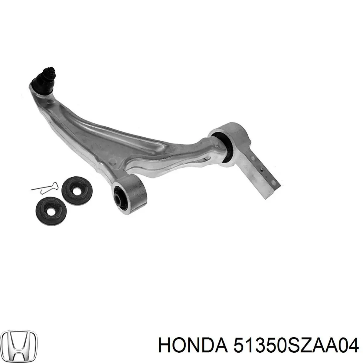 51350SZAA04 Honda barra oscilante, suspensión de ruedas delantera, inferior derecha