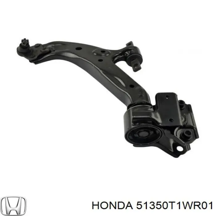 51350T1WR01 Honda barra oscilante, suspensión de ruedas delantera, inferior derecha