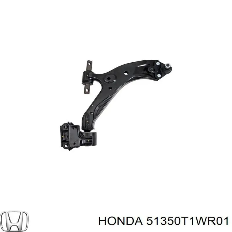 Brazo inferior derecho de la suspensión delantera Honda 51350T0AR01