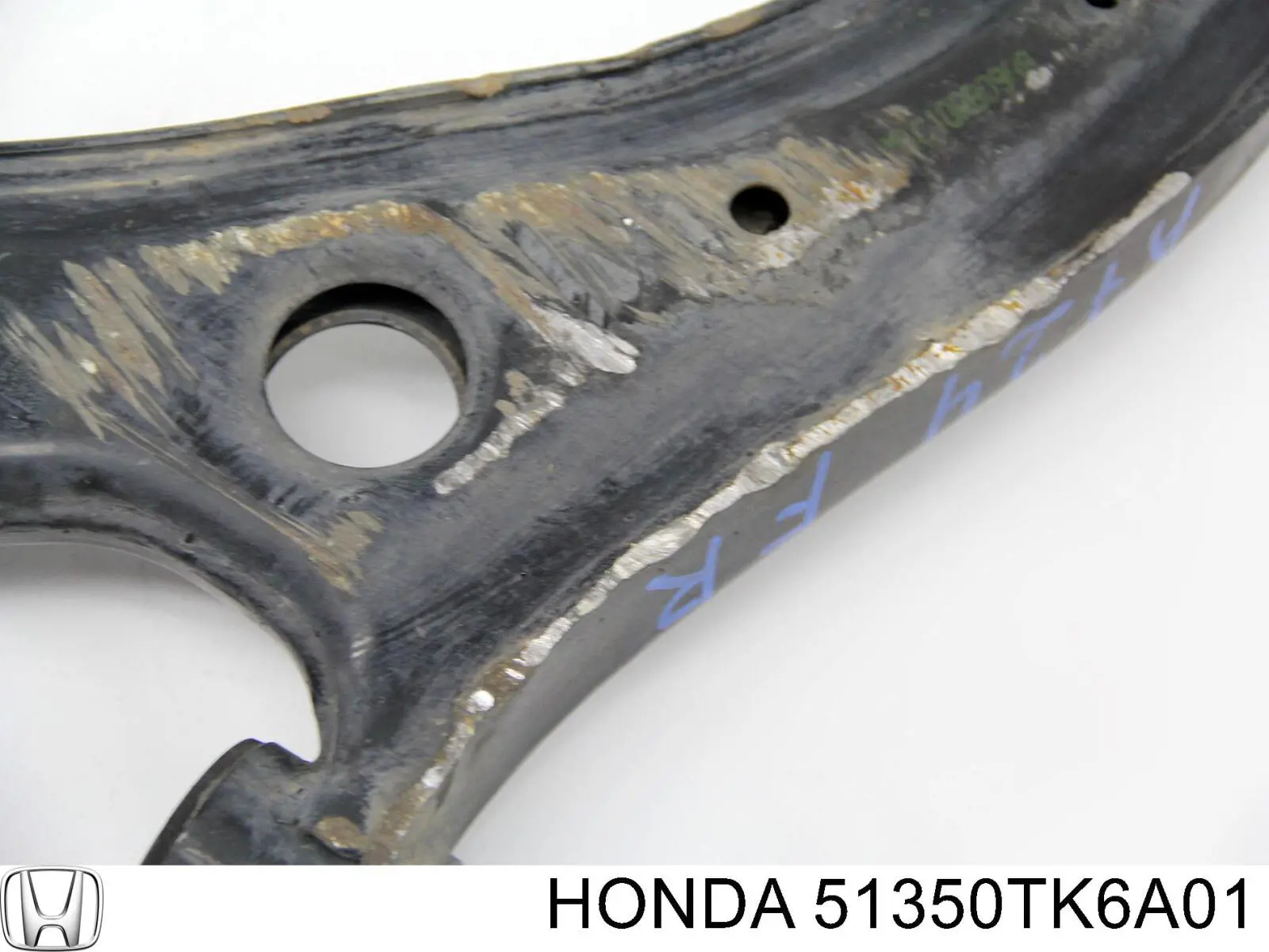 51350TK6A01 Honda barra oscilante, suspensión de ruedas delantera, inferior derecha