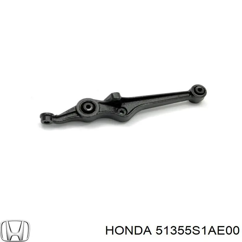Brazo inferior derecho de la suspensión delantera 51355S1AE00 Honda