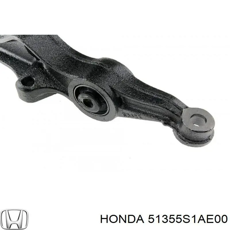 Brazo inferior derecho de la suspensión delantera 51355S1AE00 Honda