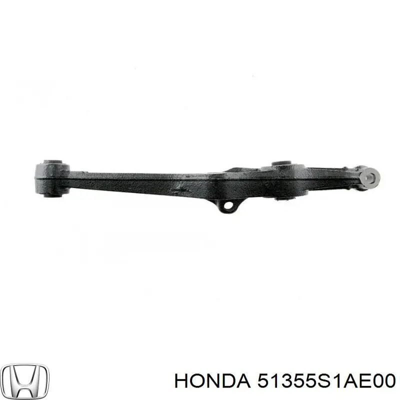 51355S1AE00 Honda Brazo inferior derecho de la suspensión delantera